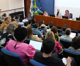 Reunião do Conselho Universitário da UnB (Consuni). 10/04/2026. Foto: Beto Monteiro/GRE Ascom